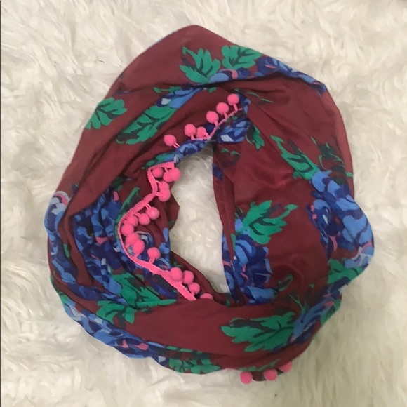Aerie floral infinity scarf